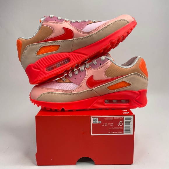 Nike Air Max 90 WMNS PRM “Platinum Citron/Bright Purple” 2023 - Picture 3 of 4